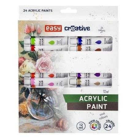 Akrilfesték Easy 24 szín , 12ml