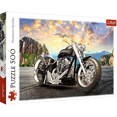 Chopper motorkerékpár 500db- os puzzle - Trefl