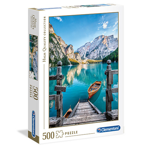 Braies - tó Olaszország - 500db- os puzzle - Clementoni