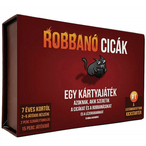 Robbanó cicák - társasjáték