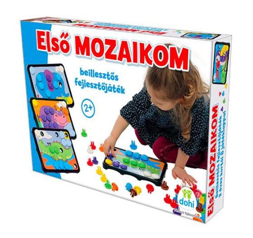 Első mozaikom beillesztős fejlesztőjáték - Vadállatok