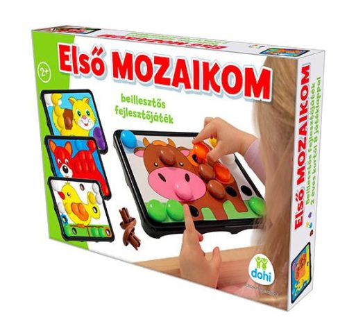 Első mozaikom beillesztős fejlesztőjáték - Háziállatok