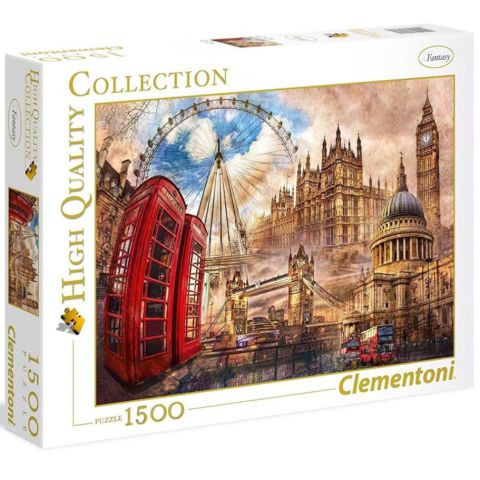 Vintage London 1500 db- os puzzle - Clementoni