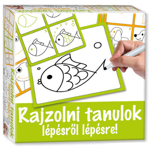 Rajzolni tanulok fejlesztő játék - állatos